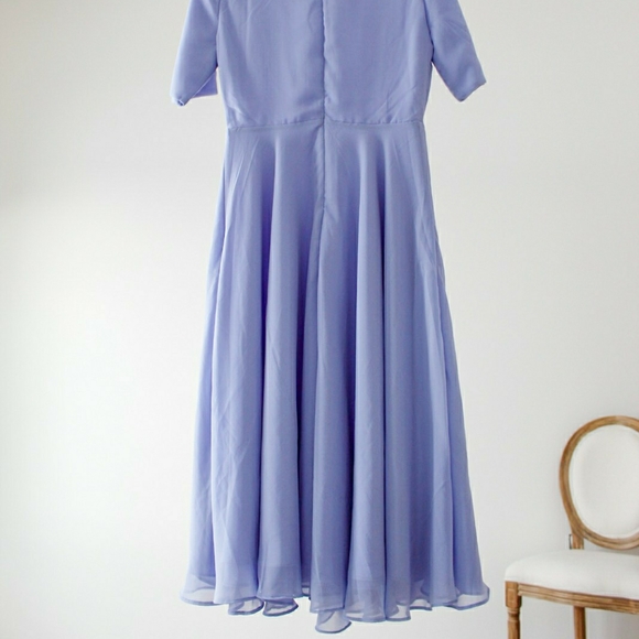 ASOS DESIGN pale violet midi dress - Picture 2 of 10